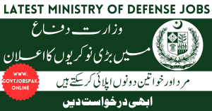 Ministry of Defense Jobs 2024