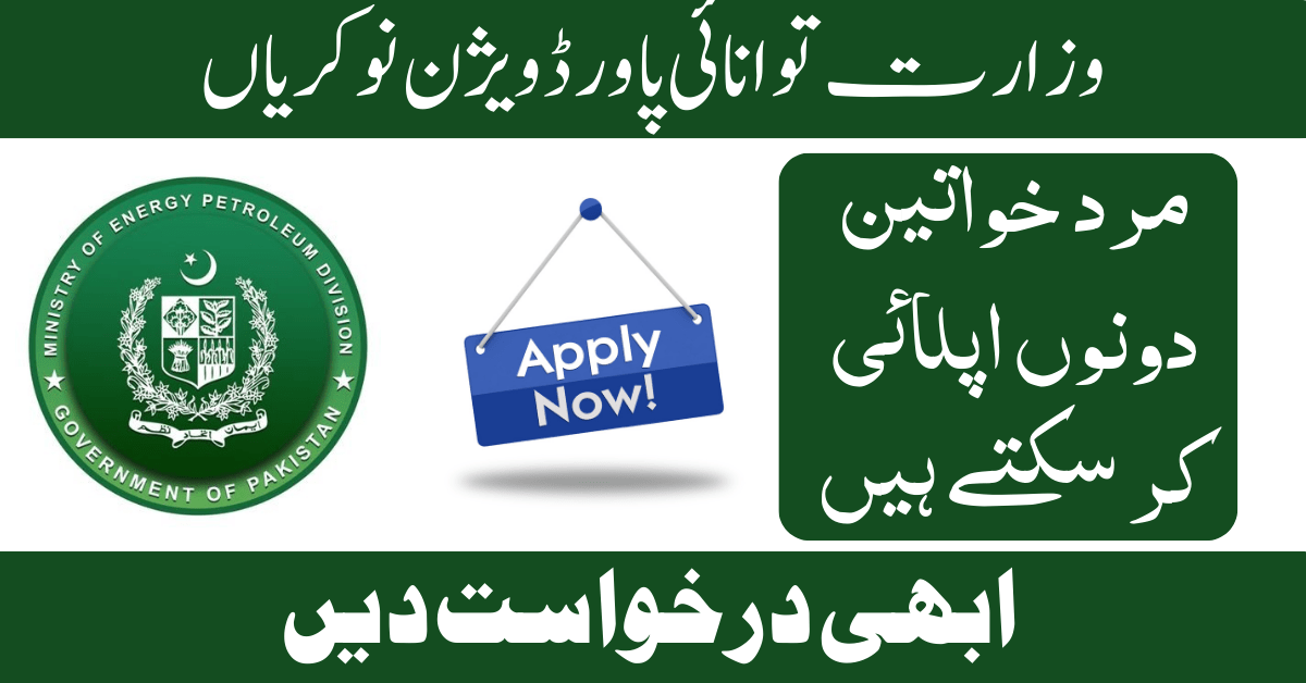 Ministry of Energy Power Division Jobs 2024| Apply Now
